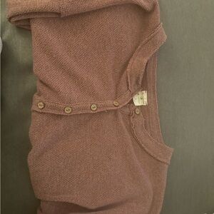 By Together Mauve Long Sleeve Top